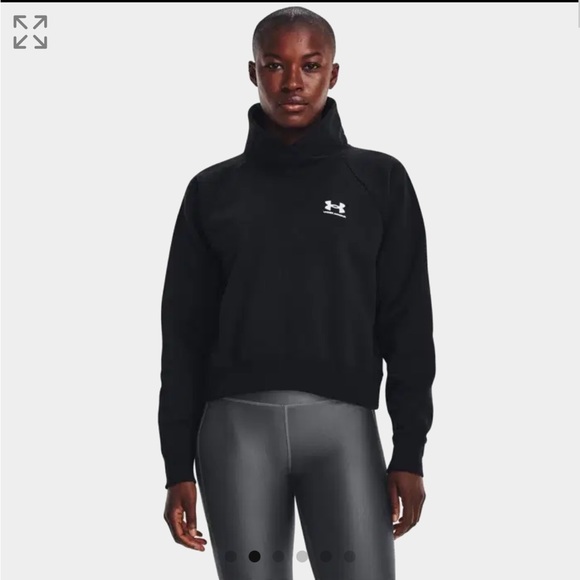Under Armour Armour Rival Fleece Turtleneck Jumper - Picture 2 of 10